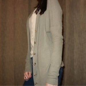 SOLD In Loom Size S green v neck cardigan sweater